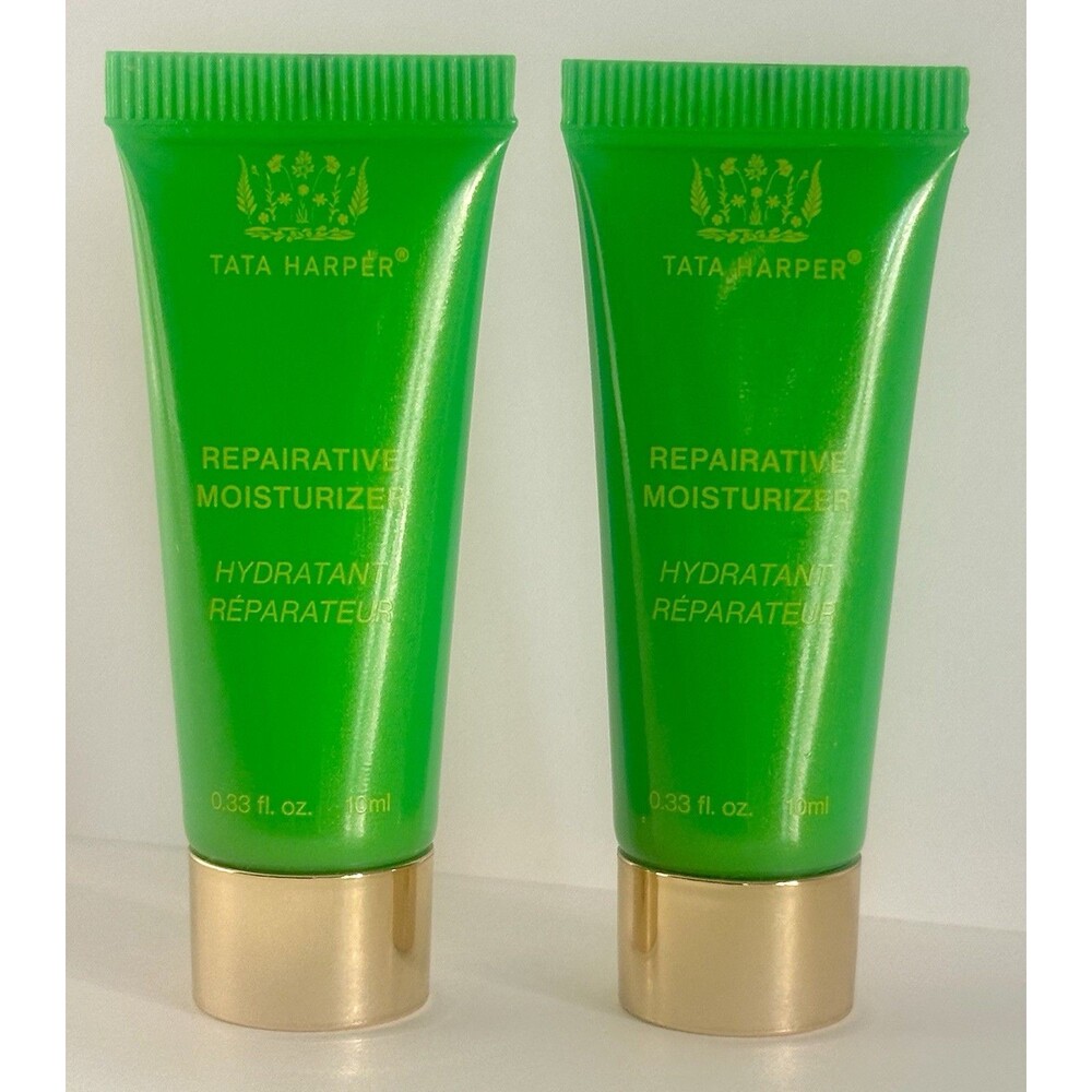 2X SEALED Tata Harper Repairative Moisturizer —10ml/0.33 oz—Travel Size - New